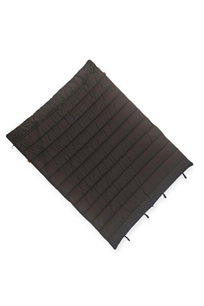 Naturecamp Era 350 Μαύρος -15 Μοίρες Συνδυάσιμος Διπλός Υπνόσακος