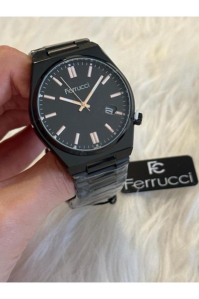 Ferrucci Fc14334.02 Silver Color Steel Cord Colorful Dial 3 Atm Waterproof Men's Wristwatch