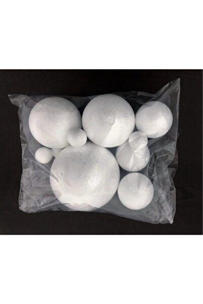 tüftürük Güneş-gezegen Sistemi Set Strafor Köpük Küre Seti 9 Adet