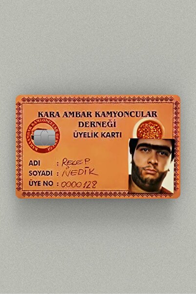 Namgo Kara Ambar ''KAKADER'' Kredi Kartı, Akbil ve Kart Kaplama Stickerı