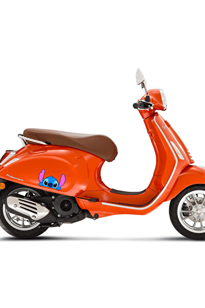 MegaSticker Наліпка Stitch Motor, Kask, Laptop, Araba 15x10 см