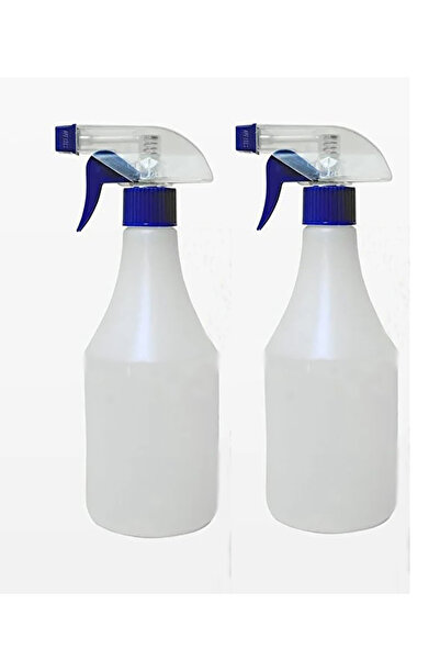 Alsun 2 Adet Genel Fıs Fıs Kapaklı Şişe 500 ml Boş 2 Trigerli Parfüm,camsil,d...