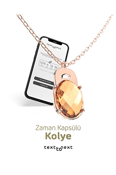 Text To Next Zaman Kapsülü Kolye