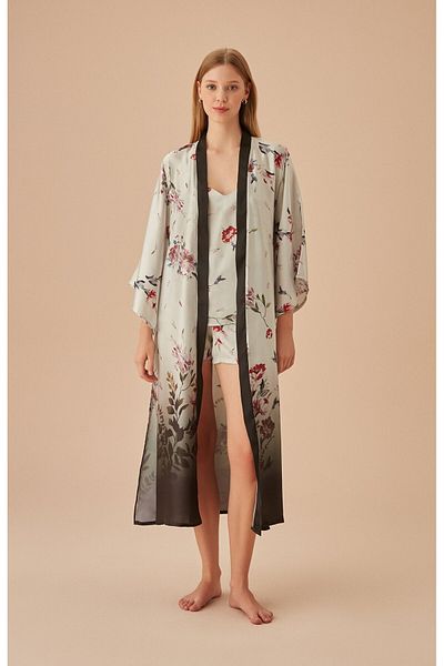 SUWEN Delicate Long Dressing Gown