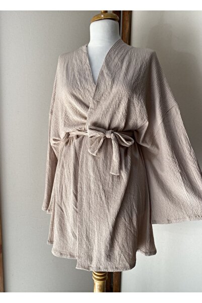 ki-nua studio Krinkıl Kumaş Unisex Kimono