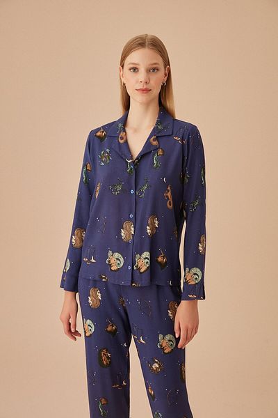 SUWEN Set pijama zodiac masculin