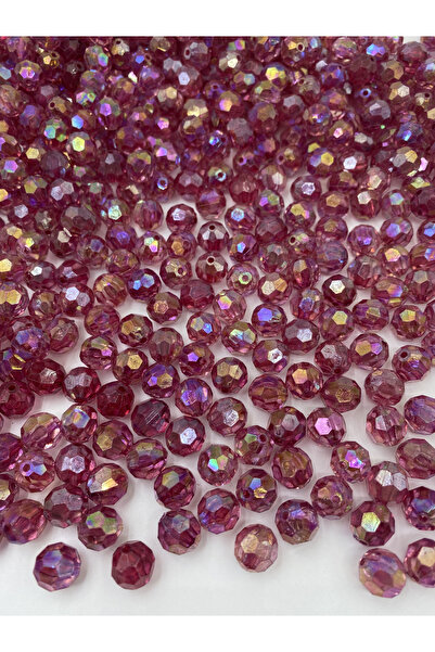 Hedef Bijuteri 12 ملم فوشيا / وردي داكن على شكل قرص العسل من الخرز الأكريليك ...