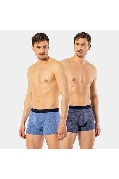 Cacharel Ανδρικό Inkjet Melange Boxer 2 συσκευασιών