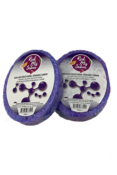 Renk Mis Sabun صابون الكولاجين مع الإسفنجة الطبيعية