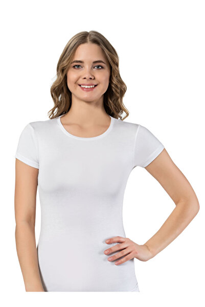 LÜXDRM Дамски боди с къс ръкав от бамбук Lüx Drm 3750