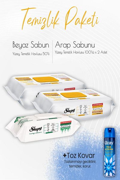 Sleepy Düvenci Cleaning Package 11 (2 pieces of 100 pieces, 1 piece of 50 pieces and dust repellent)