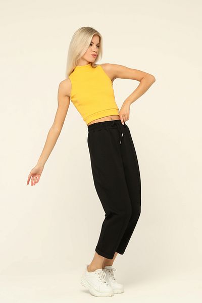 Owut Collection Women's Black Premium Knitted Trousers