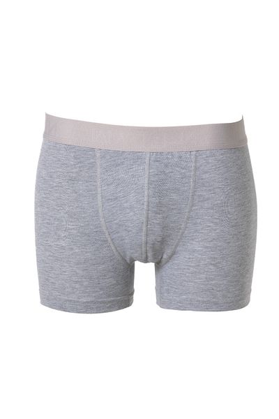 MyBen Γκρι χρώμα βαμβακερό και Lycra Premium Ultra Comfortable Full Lycra Compak Compak Boxer 10 τεμαχίων B-907