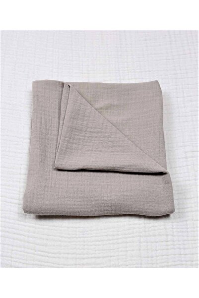 Cigit Flat Muslin Blanket 90x100 Cm Mink