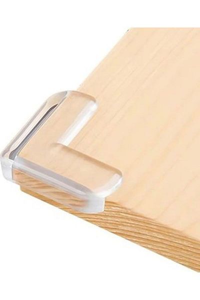 mrtbilisim Silicone Corner Protector 8 Pieces Child Safety Glass and Shelf Corner Protector Baby Safety 8 Pieces