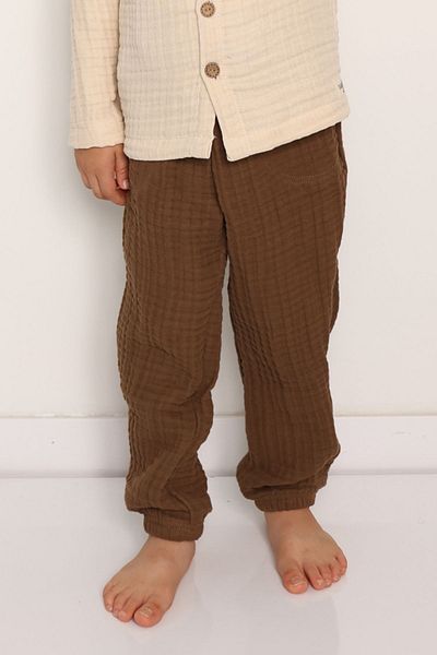 Cuckoo Cotton Muslin Pants Kids - 4 Layers Muslin Fabric
