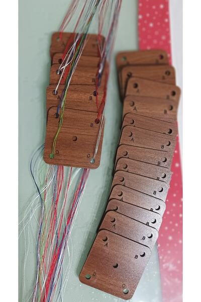 Atölye MaDe Çarpana & Dokuma Kartı - Yenilendi -mdf Kırılmaz Eskimez Yırtılma...