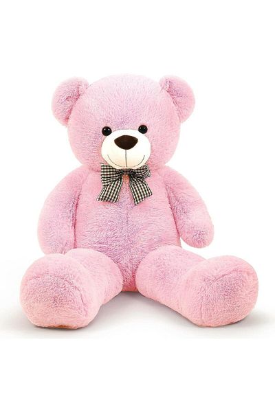 Solemia 80 cm Plush Bear with Bow Tie - Imported Fabric - Premium Collection Gift Bear (100% DOMESTIC)