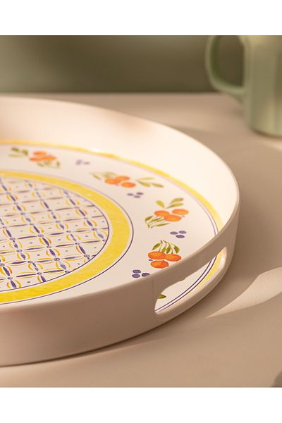 Madame Coco Florus Round Tray Set