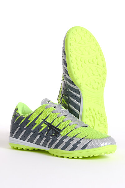 Tonny Black Unisex stříbrné šněrovací boty Astroturf