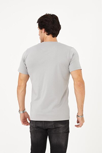 Rey Polo Crew Neck Front Piece Printed T-Shirt