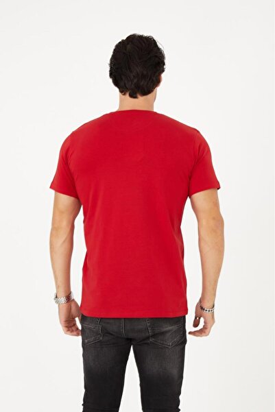 Rey Polo Front Piece Printed Crew Neck T-Shirt