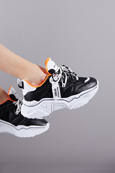 Tonny Black Dámská černá bílá sportovní obuv Tbkpl