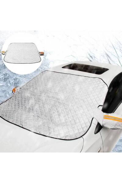 coofbe Araç Ön Cam Brandası Kar Buz Güneş Önleyici Anti Don Antifriz Branda