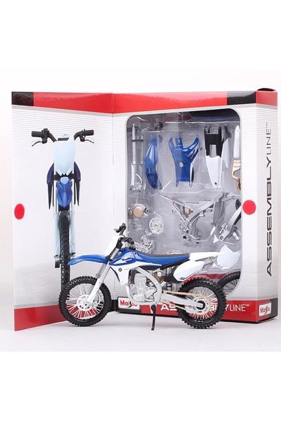 Maisto Yamaha Yz450F 1:12 Model Motorcycle Assemble Jigsaw