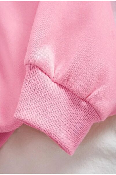 MODAGEN Φούτερ με στάμπα Brooklyn Pink Crew Neck