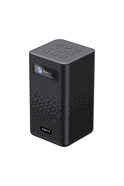 Havit Prime Onyx 854 x 480 Taşınabilir Bataryalı DLP Siyah Projeksiyon Cihazı