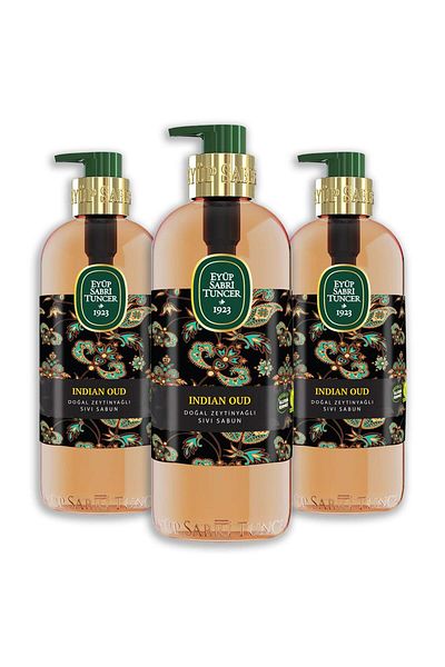 Eyüp Sabri Tuncer Indian Oud Natural Olive Oil Liquid Soap 500 ml