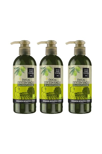 Eyüp Sabri Tuncer Natural Olive Oil Lotion Clothes and Body - 250ml x 3