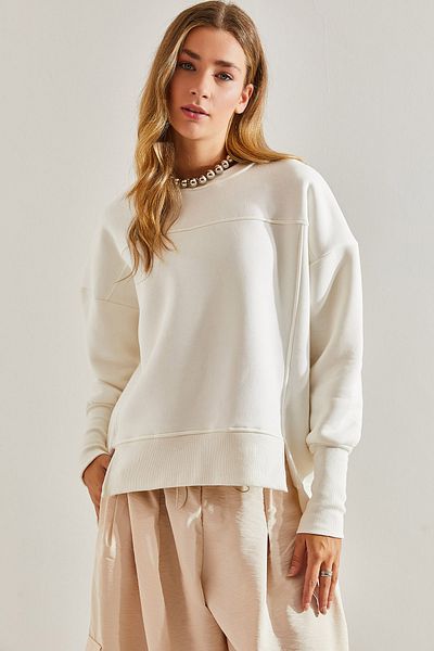 Bianco Lucci Dámská oversize mikina se třemi nitěmi