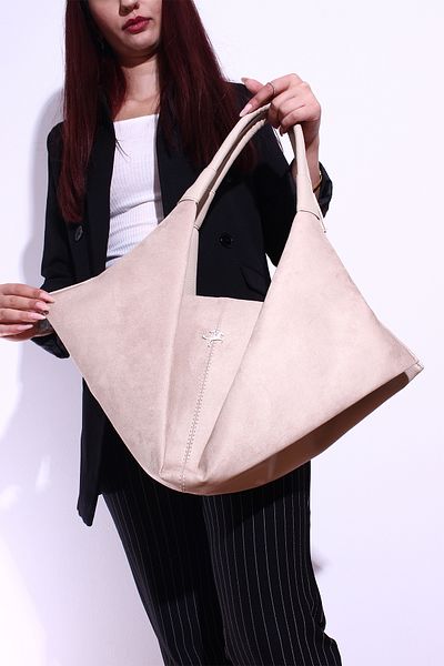 Nas Bag -1271 SUEDE Γυναικεία Τσάντα ώμου Τσάντα ώμου Τσάντα χειρός SAND