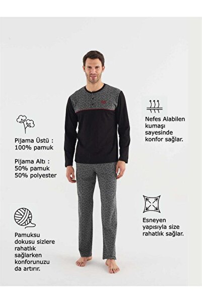 MOD 3735 ЧОЛОВІЧИЙ Піжамний комплект