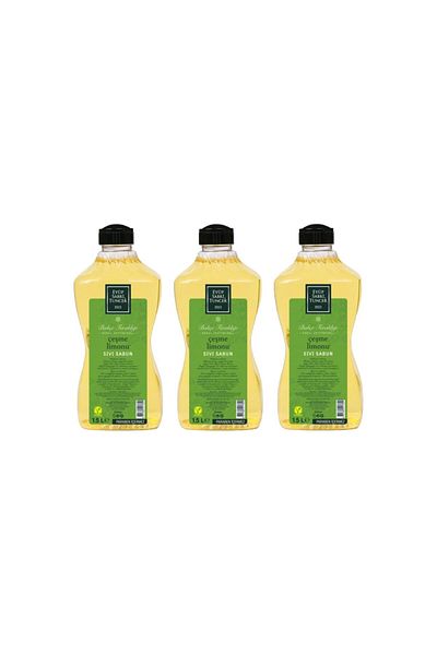 Eyüp Sabri Tuncer Natural Olive Oil Liquid Soap Fountain Lemon Liquid Soap 1500 ml