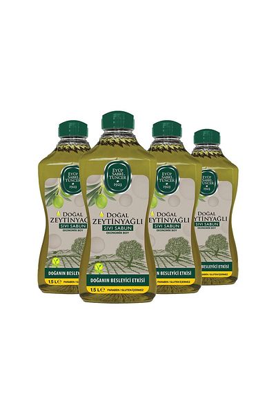 Eyüp Sabri Tuncer Natural Olive Oil Liquid Soap 1.5 Lt X 4