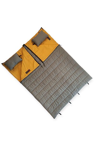 Naturecamp Elika 200 Gray -5 Degree Combinable Double Pillowed Sleeping Bag