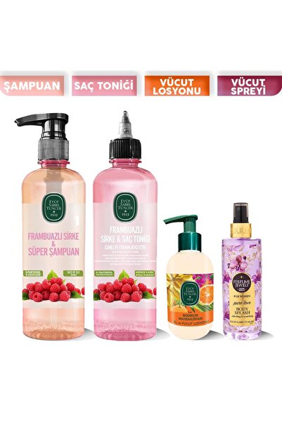 Eyüp Sabri Tuncer Frambuazlı Set, Bodrum Mandalinası Losyonu Ve Vücut Spreyi