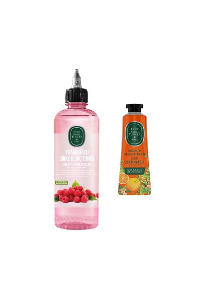 Eyüp Sabri Tuncer Raspberry Vinegar & Hair Tonic 500 Ml and Bodrum Tangerine 50 Ml