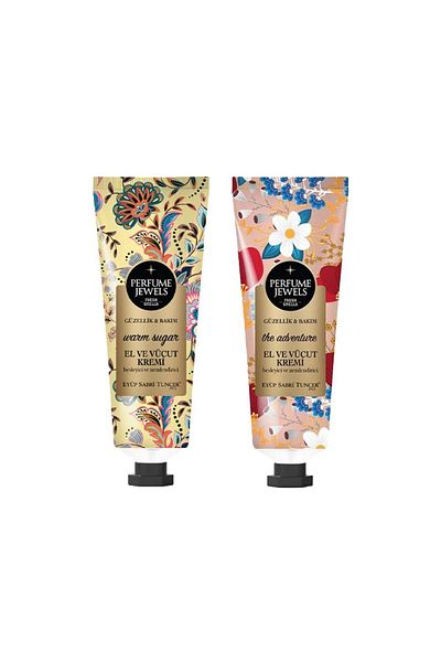 Eyüp Sabri Tuncer Pj Hand and Body Cream - 50ml Tube, Warm Sugar and The Adventure
