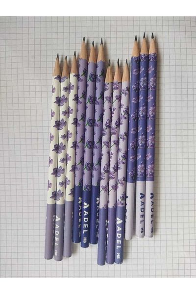 Adel Lavender Pencil HB 12 Pieces