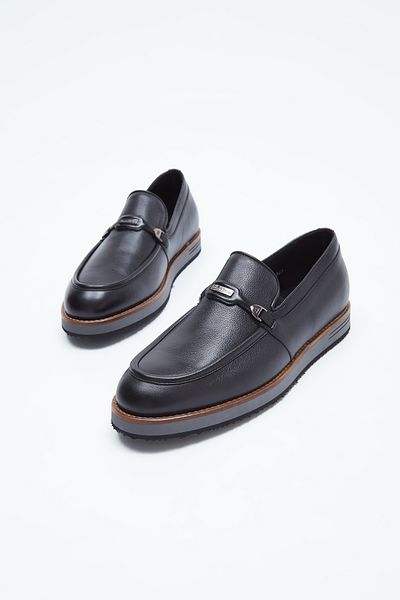 MARIO BRUNI Men's Genuine Leather Loafer Shoes 104 64540 Erk Ayk Sk23/24