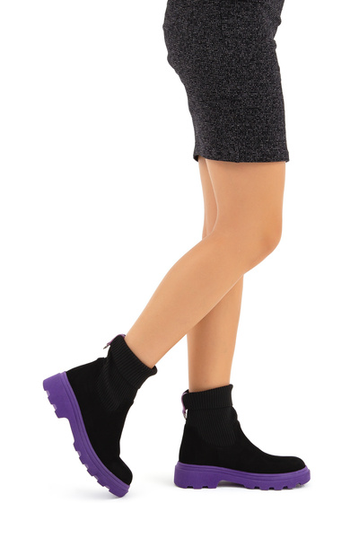 Tamer Tanca Γυναικείες μπότες casual από γνήσιο δέρμα 926 01 Bn Boots Sk 22/23