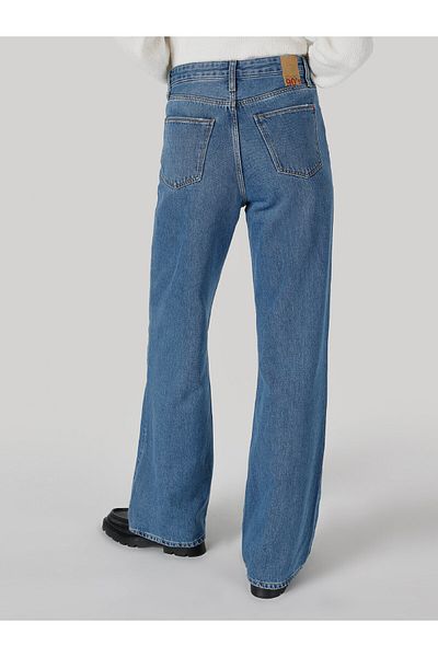Colin's Blugi de damă, albastru bleumarin, cu talie înaltă, cu picioare largi - 970 Berry Regular Fit