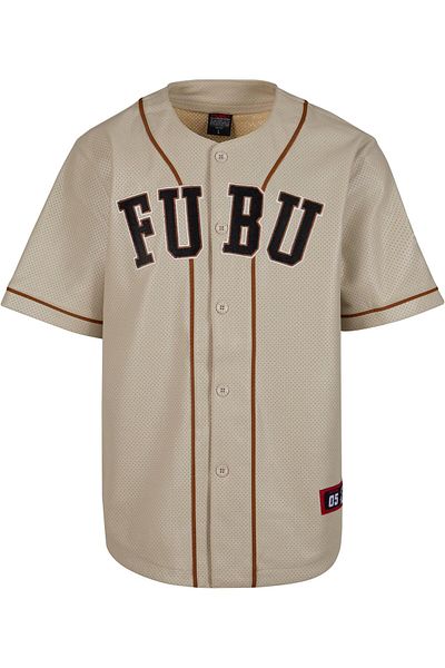 FUBU Herren FM233-007-1 FUBU College Leder Baseball Jersey