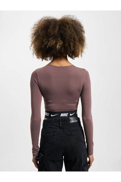 Nike Damen Nike W NSW Crop Tape Top Longsleeve