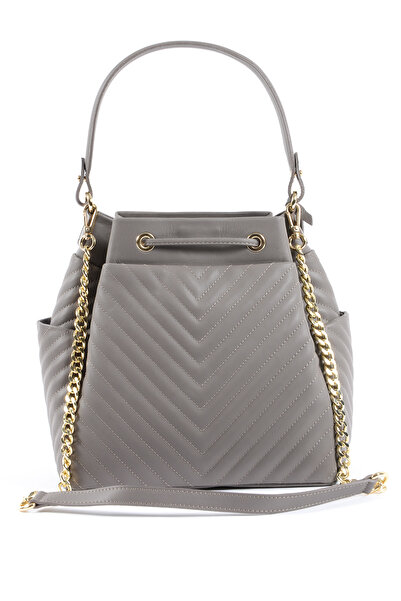 19V69 Italia by Versace DARK GRAY Handbag For Women/Girls