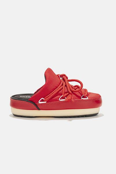 MOON BOOT Rote Hausschuhe für Frauen/Mädchen